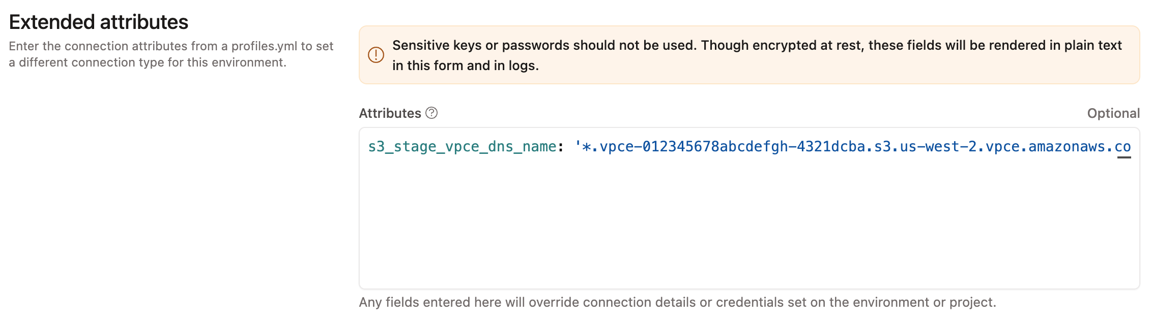 Internal Stage DNS Internal Stage DNS